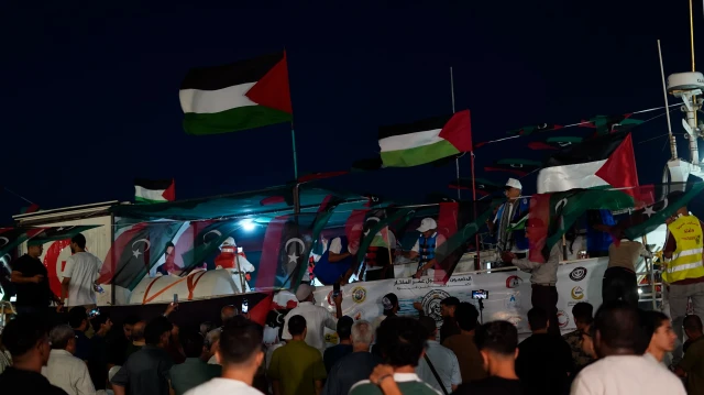 sumud filosuna bagli omer muhtar gemisi trablustan gazzeye dogru yola cikti 86RWj9c9