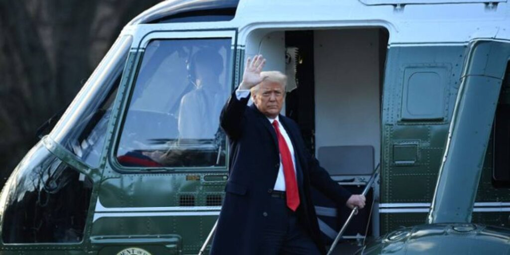Trump’ın helikopteri acil iniş yaptı!
