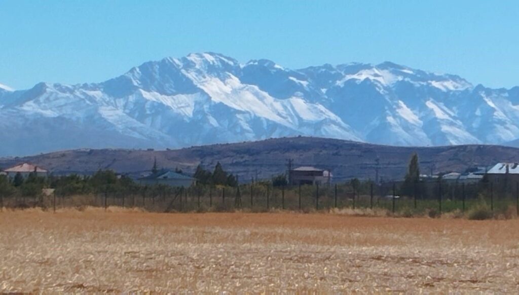 Binboğa Dağı beyaza büründü