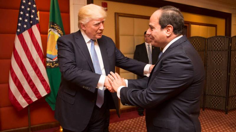 misir cumhurbaskani sisi ateskes muzakerelerinde anlasma saglanirsa abd baskani trumpi imza torenine davet ediyorum GYGQCcPS