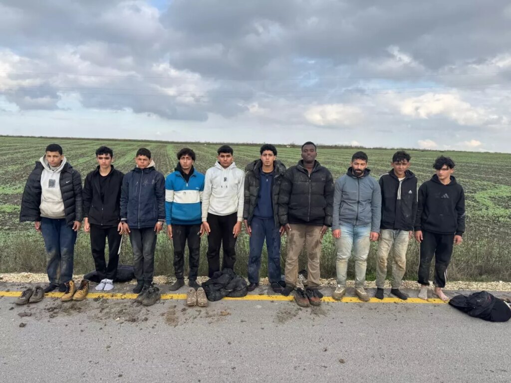 Edirne’de 10 Kaçak Göçmen Yakalandı