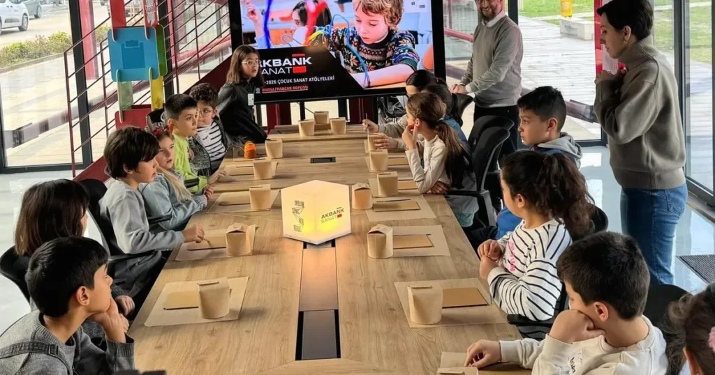 Bursa Nilüfer’de çocuklar sanatla iç içe